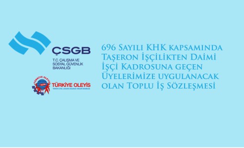 696 Sayılı KHK - Toplu İş Sözleşmesi