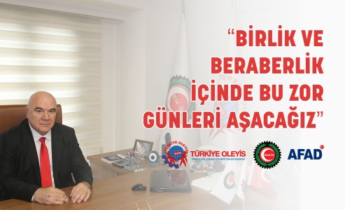 BAŞKAN VEDAT BÖKE : ”BİRLİK VE BERABERLİK İÇİNDE BU ZOR GÜNLERİ AŞACAĞIZ”