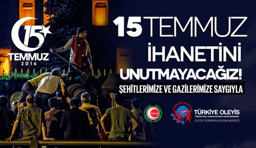 15 TEMMUZ HAİN DARBE GİRİŞİMİ YILDÖNÜMÜ PROGRAMLARI 