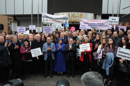 “25 KASIM KADINA YÖNELİK ŞİDDETLE ULUSLARARASI MÜCADELE GÜNÜ”NDE KADINA ŞİDDETE HAYIR DEDİK