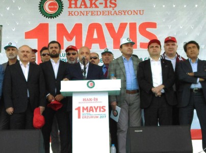 Erzurum'da 1 Mayıs Coşkusu
