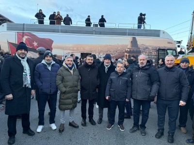 FİLİSTİN’E DESTEK EYLEMİNE KATILDIK