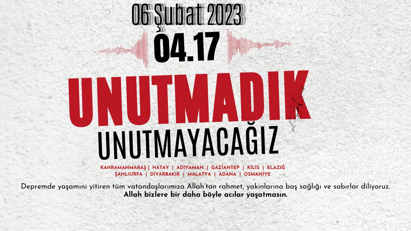 6 ŞUBAT "ASRIN FELAKETİ"NİN YIL DÖNÜMÜ!